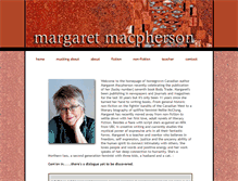 Tablet Screenshot of margaretmacpherson.com